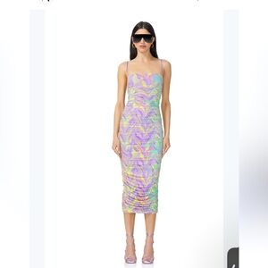 AFRM Multicolor Midi Dress